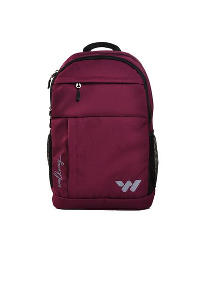 WALKWAY Claret Red Unisex School Bag