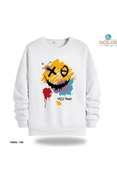 Gölge Store Unisex Slimfit Crew Neck Streetwear Sweatshirt