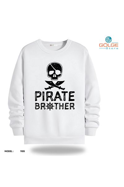Gölge Store Unisex Slimfit Crew Neck Streetwear Sweatshirt