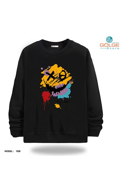 Gölge Store Unisex Slimfit Crew Neck Streetwear Sweatshirt