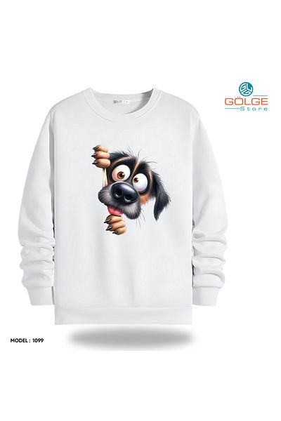 Gölge Store Distracție și drăguț - Stări drăguțe ale prietenilor cu labe - Hanorac slimfit unisex cu gâtul rotund
