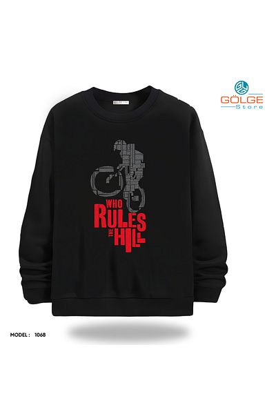 Gölge Store Crew Neck Unisex Sweatshirt - Special Design, for Slimfit Enthusiasts
