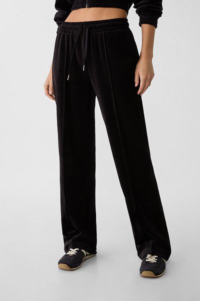 Stradivarius Velvet Jogger Pants