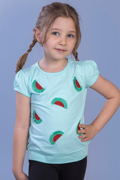 Toontoy Κοριτσίστικο μπλουζάκι με κεντημένο καρπούζι