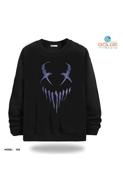 Gölge Store Unisex Slimfit Crew Neck Streetwear Sweatshirt