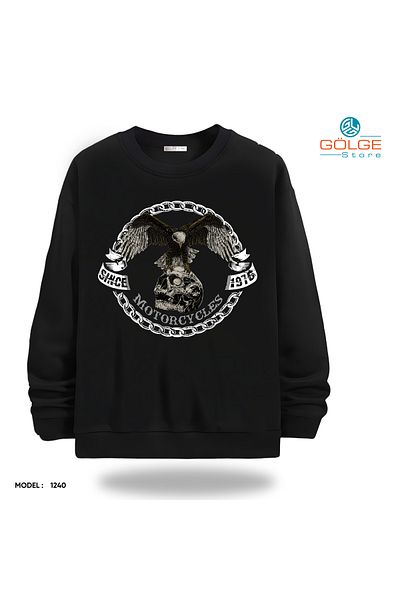 Gölge Store Carry Your Motor Soul on Sweatshirt! |   Crew Neck Unisex Slimfit Sweatshirt