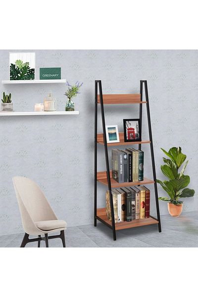 micasa 4-Tier Decorative Durable Bookshelf SJ-19129B