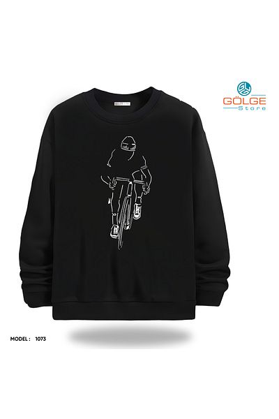 Gölge Store Crew Neck Unisex Sweatshirt - Special Design, for Slimfit Enthusiasts