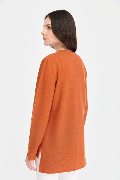 Desen Triko Γυναικείο πουλόβερ με λαιμόκοψη