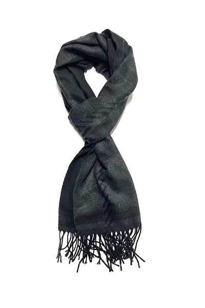 PİERRONİ Black Smoked Patterned Scarf Cashew