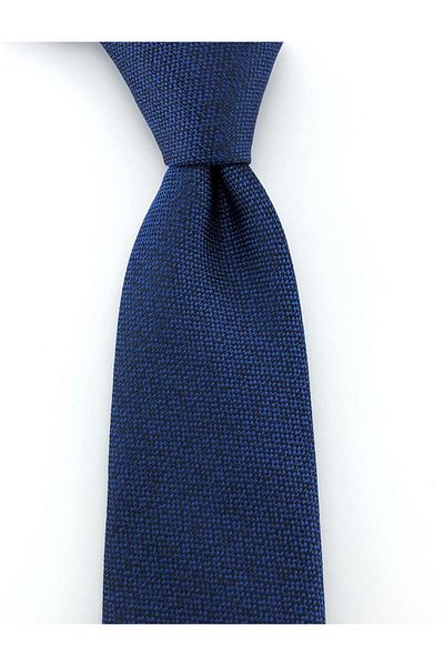PİERRONİ Custom Plain Melange Pattern Handkerchief Tie