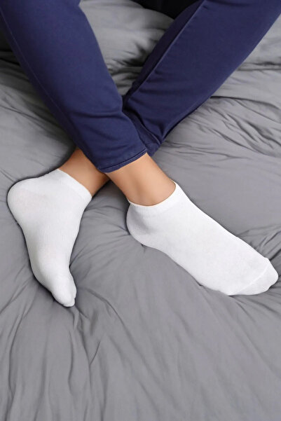 BLACK DEER 6 ζευγάρια λευκές κάλτσες από βαμβάκι από μπαμπού μέχρι τον αστράγαλο Κάλτσες Unisex Ανδρικές, γυναικείες κάλτσες