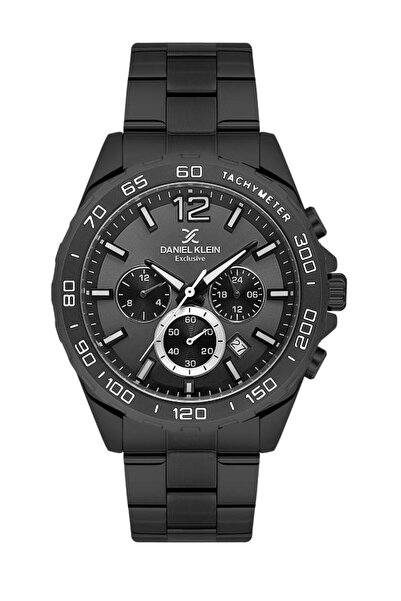 Daniel Klein Dk.1.13743-5 Exclusive Tachymeter Fonksiyonlar Aktif Çelik Kapla...