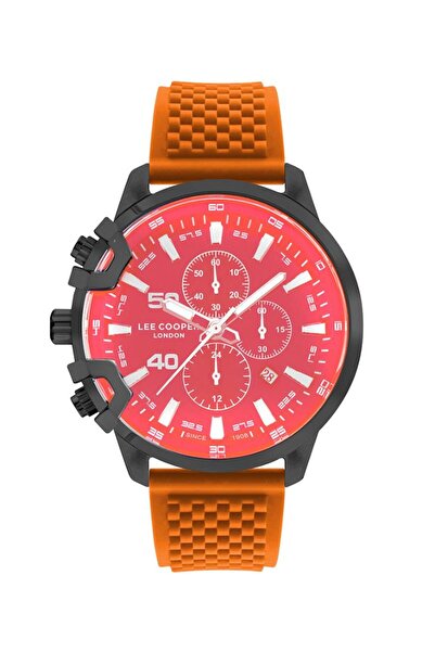 Lee Cooper Lc07470.651 Functions Active Orange Men's Wrist Watch