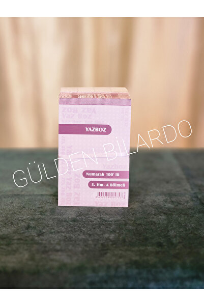 ARMAT Yazboz 4 Bölmeli 10 Adet Okey Yazboz