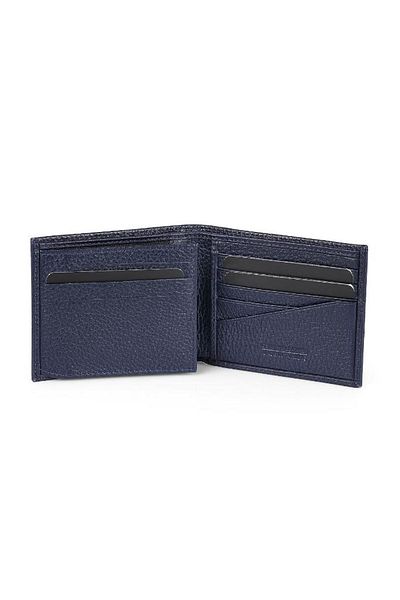Daniel Klein Dkl0777-2 Men's Navy Blue Wallet & Card Holder Made of Real Leather