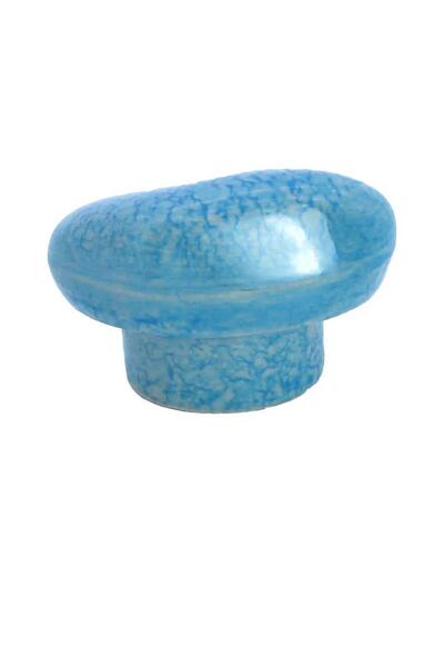 Porcellana Perla Taş Turkuaz-Mavİ - Porselen Dolap Çekmece Mobilya Mutfak Ban...