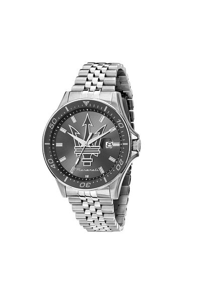 Maserati R 8853140010   10 Atm Water Resistant Quartz Steel Band Metalic Color Men's Wristwatch