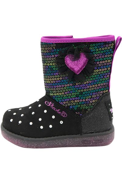 SKECHERS Boty Skechers Twinkle Toes Glitzy Glam, Černá, Dětské