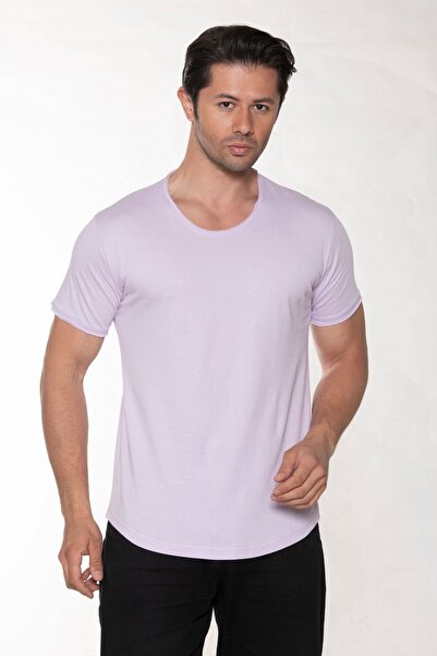 BlackHorn Men's Wide Neck 100% Cotton Loose T-Shirt