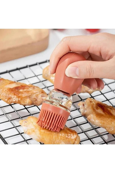 Marsilyan Silicone Oil Brush with Reservoir, Oil Brush, Oil Dispenser, Silico...