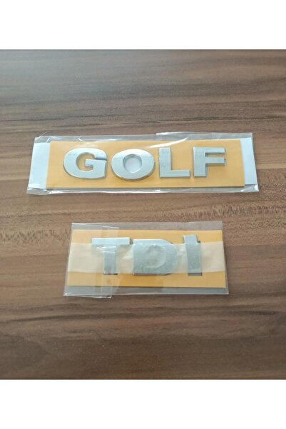 Genel Markalar GOLF TDI YAZI GOLF TDI BAGAJ YAZISI TAKIM 2Lİ 1998-2008 GOLF T...