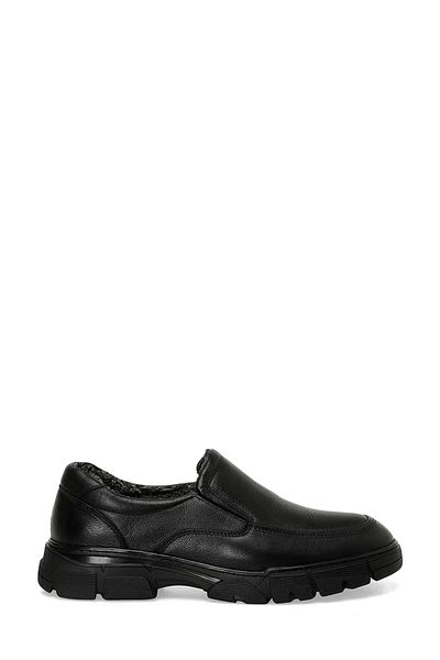 Polaris Original Men's Fur Inside Genuine Leather Non-Slip Sole Comfortable Shoes