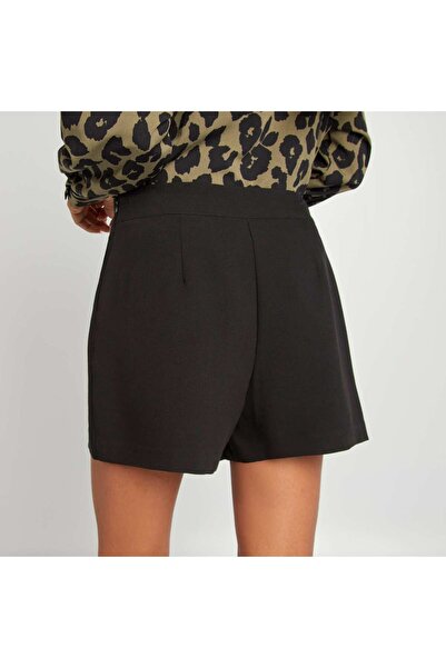 KIABI Short plain skort black