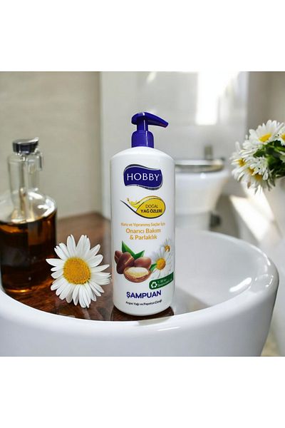 Hobby Shampoo with Argan & Chamomile Flower Extract (1000ml)
