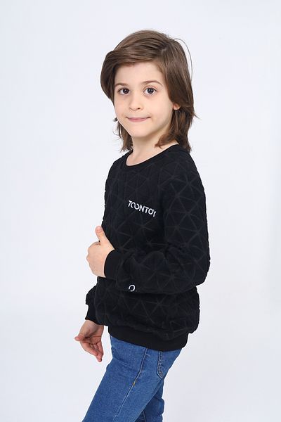 Toontoy Unisex Kids Embroidered Sweatshirt