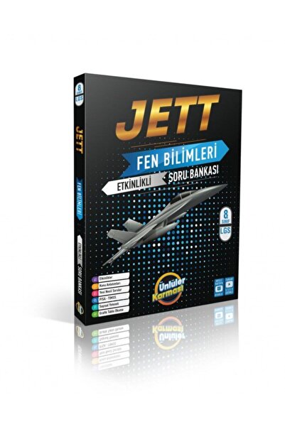 Ünlüler Karması Yayınları Jett Fen Bilimleri Etkinlikli Soru Bankası