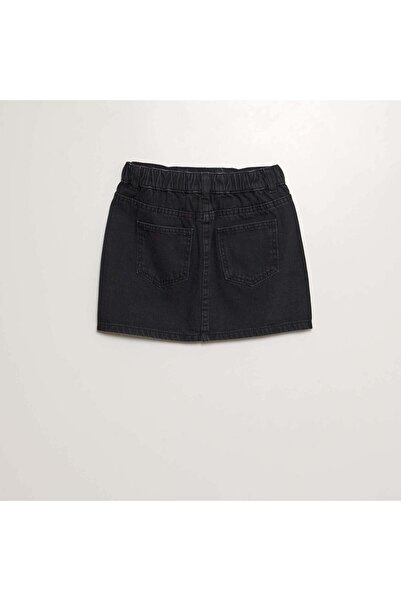 KIABI Short denim skirt GREY