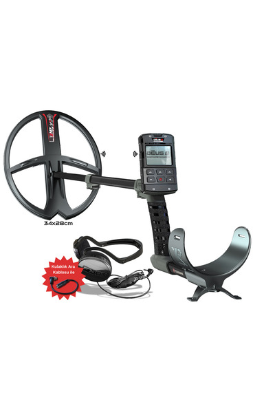 Genel Markalar Deus 2 Metal Dedektör - Ana Kontrol Ünitesi Fx03 Kulaklık Ve Ara Kablo 34x28cm Fmf Başlık İle