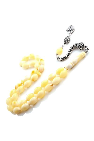 TESBİHCİBABA Premium Class Kaliningrad Special Cut Drop Amber Rosary