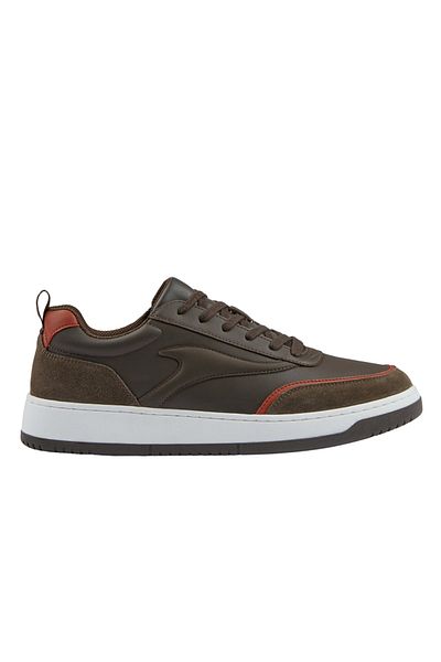 PAUL&SHARK Men's Genuine Leather Comfortable Sole Suede Detailed Brown Sneakers 14318003 -094