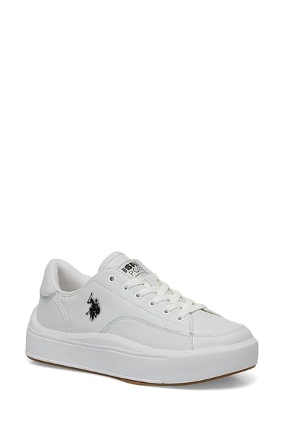 U.S. Polo Assn. Ginger 4Pr White Women's Sneaker - Comfortable Design