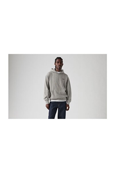 Levi's Автентично сиво суичър с качулка Marled - от среден до A8435-0015