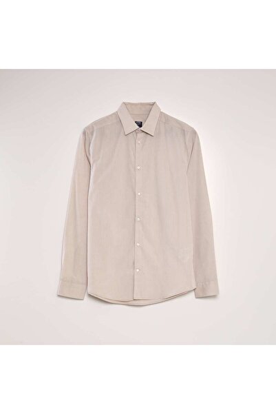 KIABI Classic plain shirt BEIGE