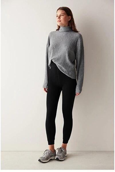 Penti Warm Thermal Fluffy Black Leggings