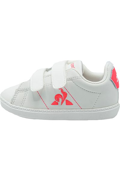 Le Coq Sportif Le Coq Sportif Courtclassic Dětské a dívčí tenisky - Fluo, bílé, dětské