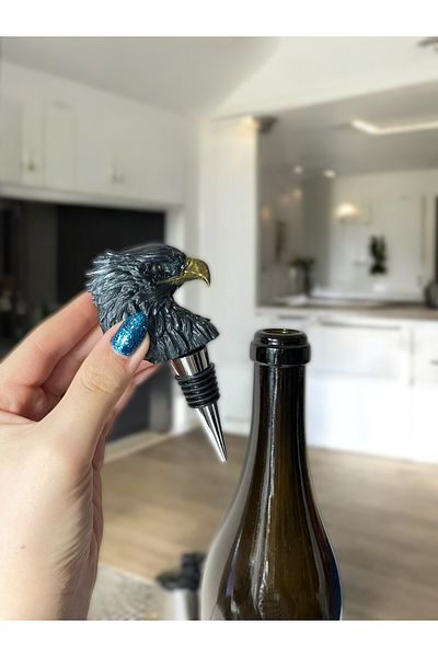 magicland Eagle Head Bottle Stopper, Bottle/ Oil Pot/ Wine/ Olive Oil Stopper - Stylish and Strong Design