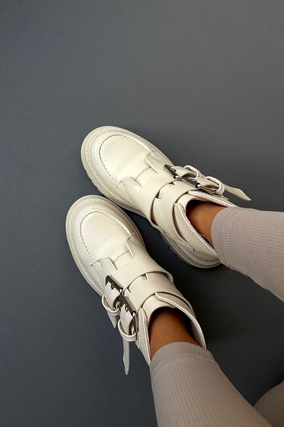 Mupa Shoes Μπεζ Γυναικείες Μπότες