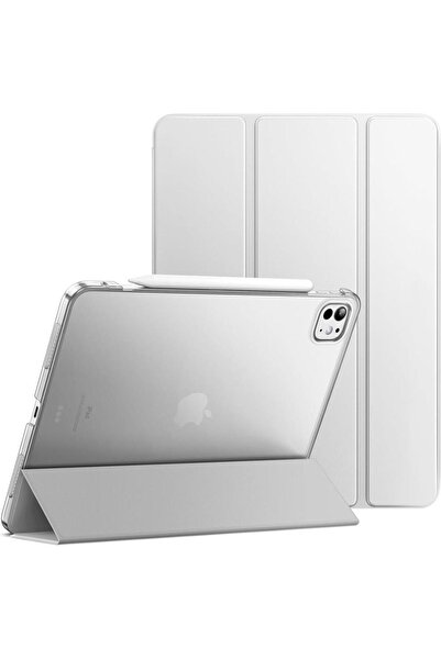 UnDePlus MobaxAksesuar Apple iPad Pro 13inç M4 2024 Kılıf PU Deri Smart Standlı Case A2925 A2926 A3007