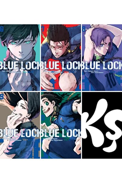 Komikşeyler Yayıncılık Blue Lock Cilt 6-7-8-9-10 Manga Seti (5 KİTAP) 1 Adet ...