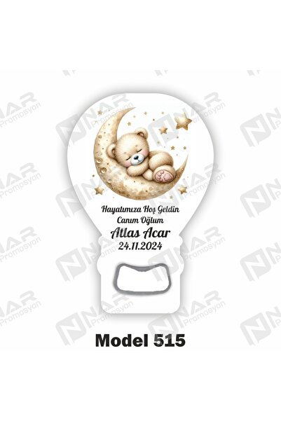 Nar Promosyon 40 Adet Mıknatıslı Açacak Magnet - Yanında Ambalaj Hediyeli - D...