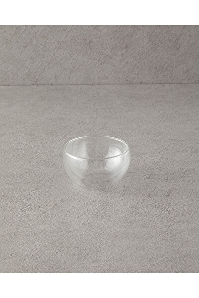 English Home Transparent Cesar Borosilkat Glass - Double Walled Bowl 11.5 cm