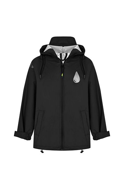 T Rain Waterproof Reflector Printed Children's Raincoat with Bag