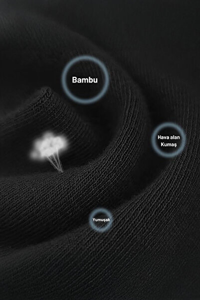 BLACK DEER Unisex 6 ζευγάρια βαμβακερά μποτάκια μέχρι τον αστράγαλο