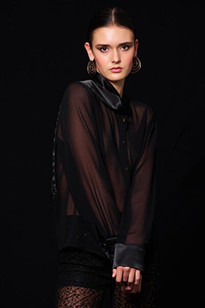 LA GARİTA Luxe Siyah Gömlek