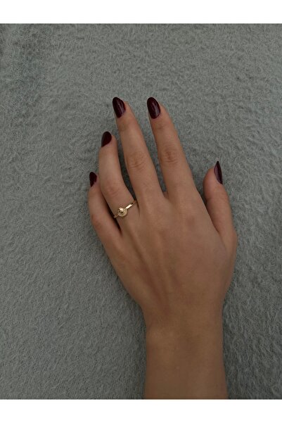 Goldium Jewellery Goldium 14 Ayar Altın Vintage Desen Yüzük Ile Geçmişin Zarafetini Taşıyın